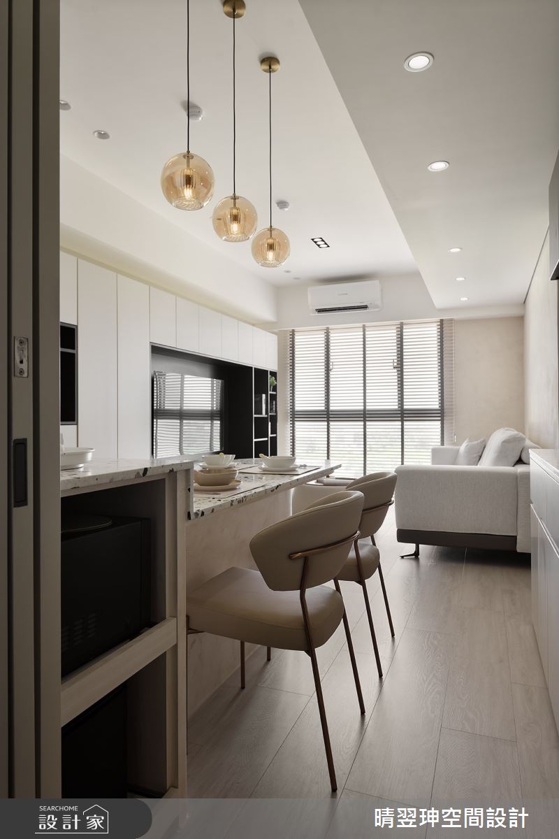 23坪新成屋(5年以下)＿奶油風客廳餐廳案例圖片＿晴翌珅空間設計＿晴翌珅_29_新竹之10