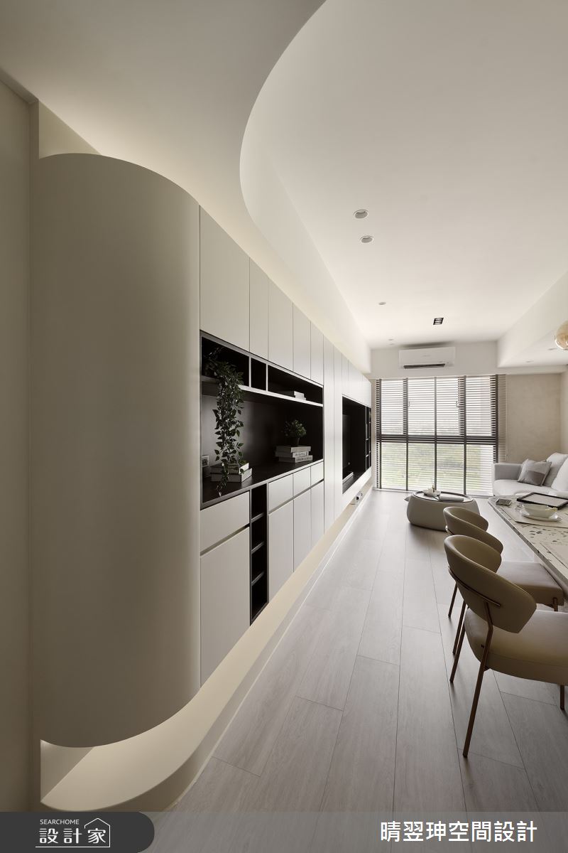 23坪新成屋(5年以下)＿奶油風餐廳案例圖片＿晴翌珅空間設計＿晴翌珅_29_新竹之3