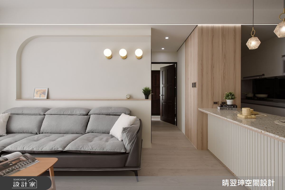 23坪新成屋(5年以下)＿奶油風客廳餐廳廚房案例圖片＿晴翌珅空間設計＿晴翌珅_30_新竹之5