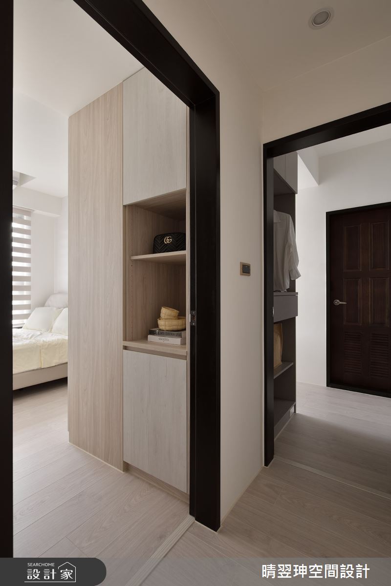 23坪新成屋(5年以下)＿奶油風臥室走廊案例圖片＿晴翌珅空間設計＿晴翌珅_30_新竹之12