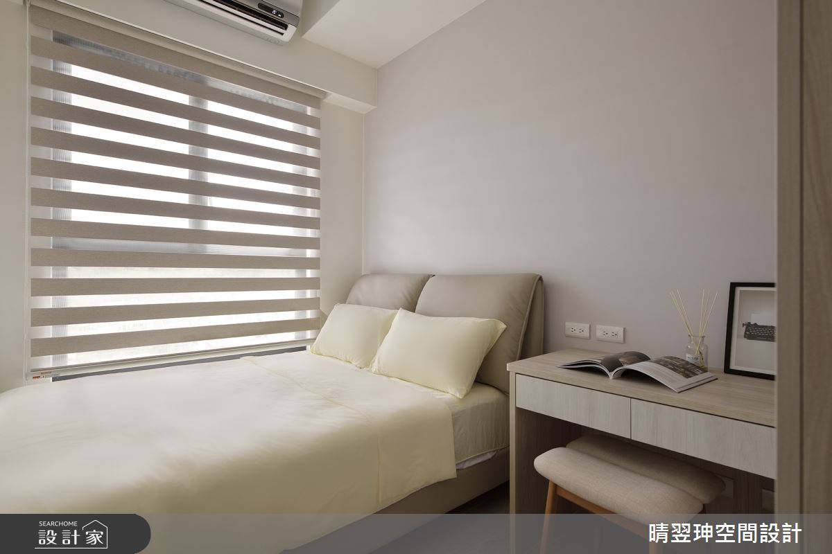23坪新成屋(5年以下)＿奶油風臥室案例圖片＿晴翌珅空間設計＿晴翌珅_30_新竹之14