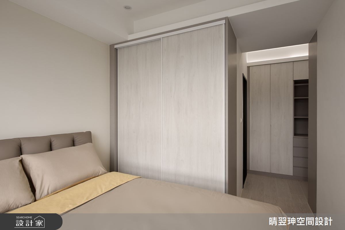 23坪新成屋(5年以下)＿奶油風臥室案例圖片＿晴翌珅空間設計＿晴翌珅_30_新竹之16