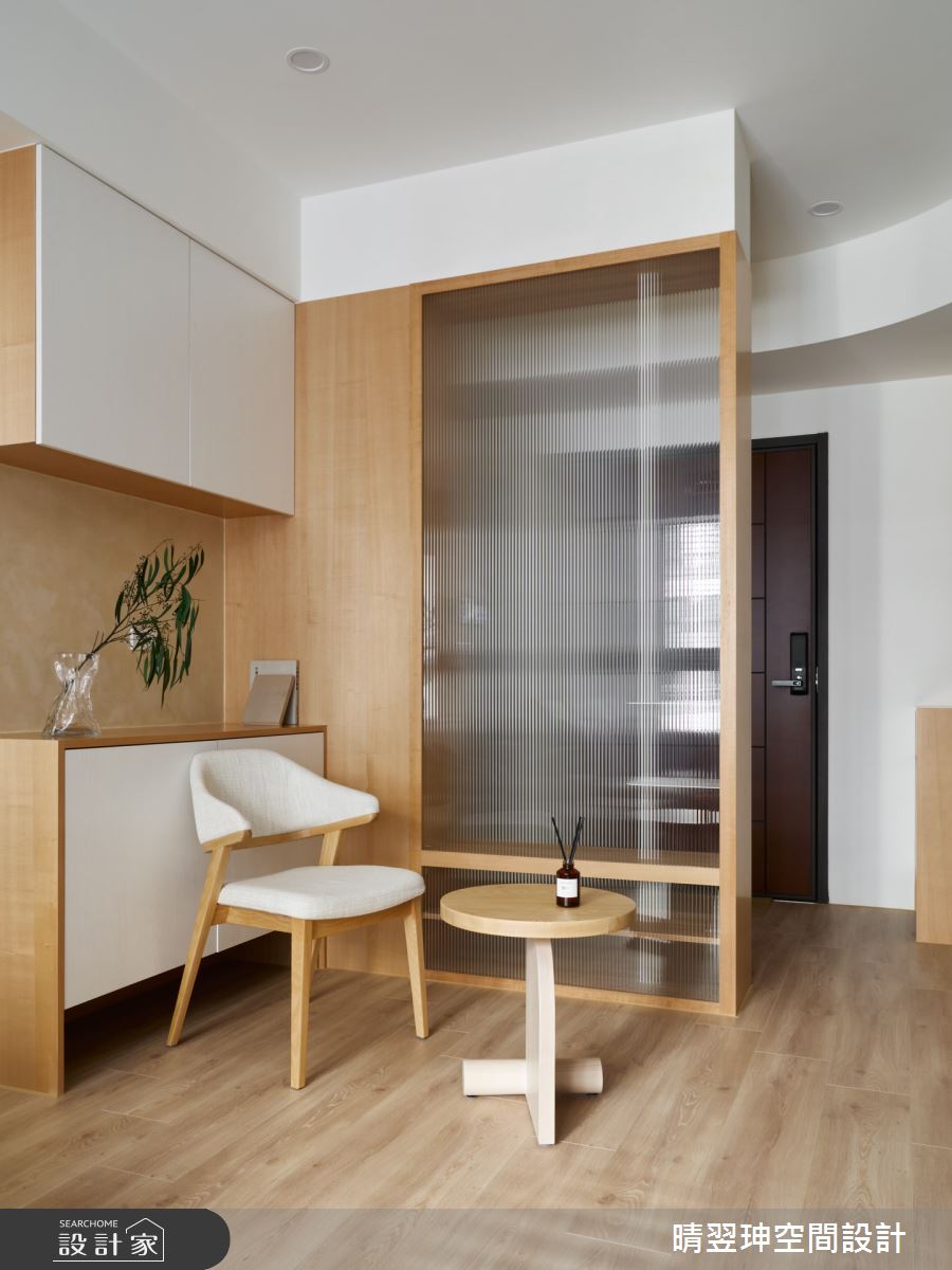 20坪新成屋(5年以下)＿日式奶油無印風玄關客廳案例圖片＿晴翌珅空間設計＿晴翌珅_31_新竹之5