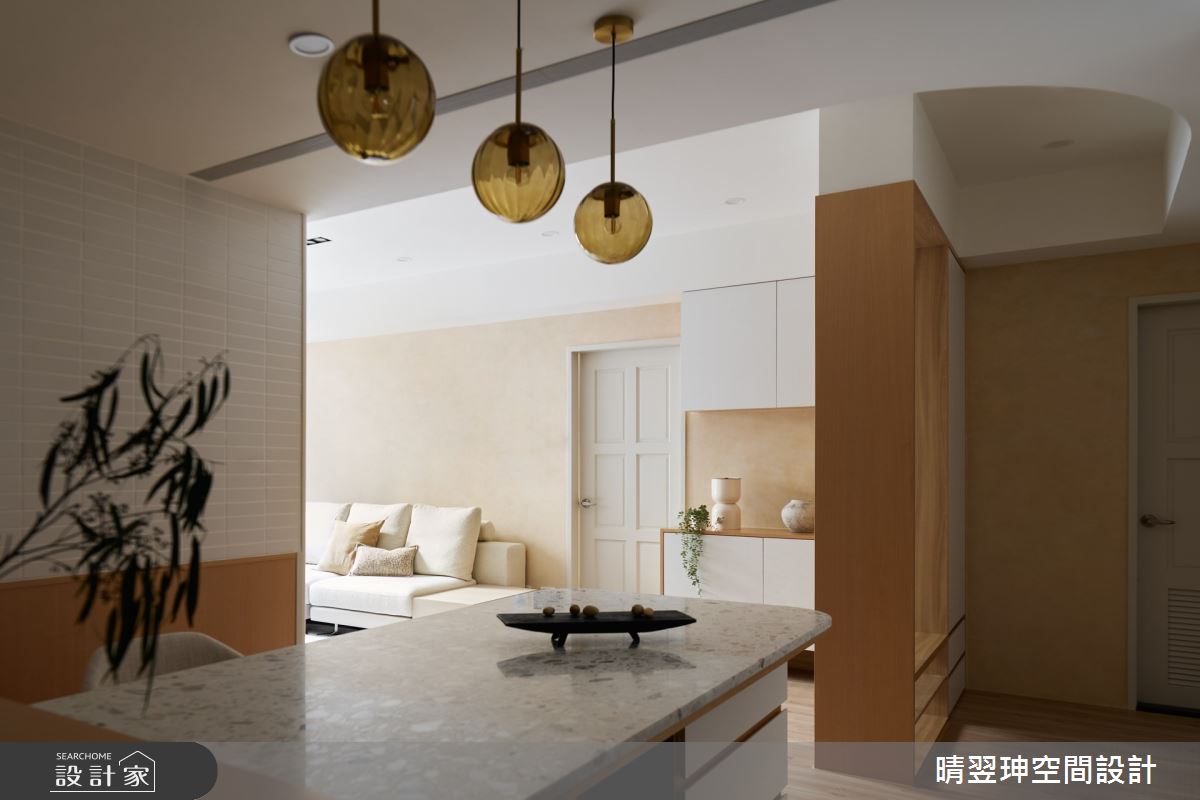 20坪新成屋(5年以下)＿日式奶油無印風玄關客廳餐廳中島案例圖片＿晴翌珅空間設計＿晴翌珅_31_新竹之10