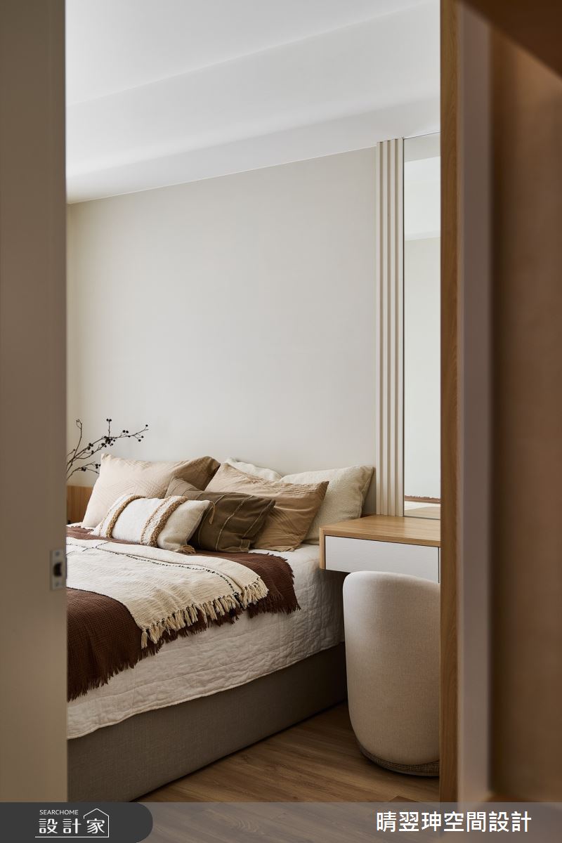 20坪新成屋(5年以下)＿日式奶油無印風臥室案例圖片＿晴翌珅空間設計＿晴翌珅_31_新竹之17