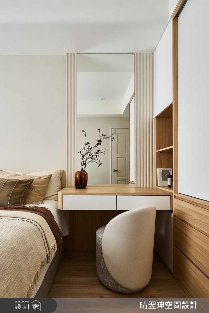 20坪新成屋(5年以下)＿日式奶油無印風臥室案例圖片＿晴翌珅空間設計＿晴翌珅_31_新竹之19