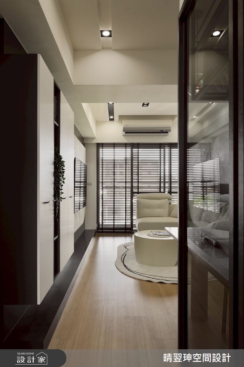 23坪新成屋(5年以下)＿現代風玄關客廳案例圖片＿晴翌珅空間設計＿晴翌珅_33_新竹之4