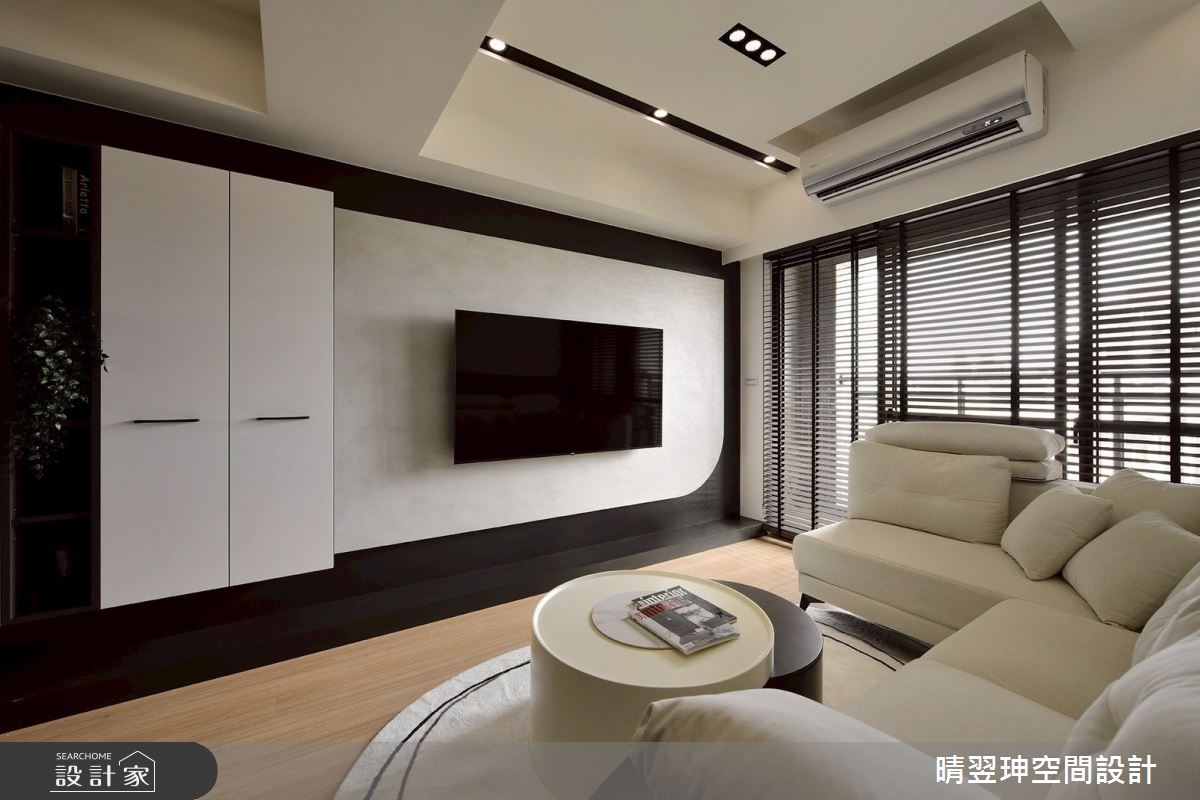 23坪新成屋(5年以下)＿現代風客廳案例圖片＿晴翌珅空間設計＿晴翌珅_33_新竹之10