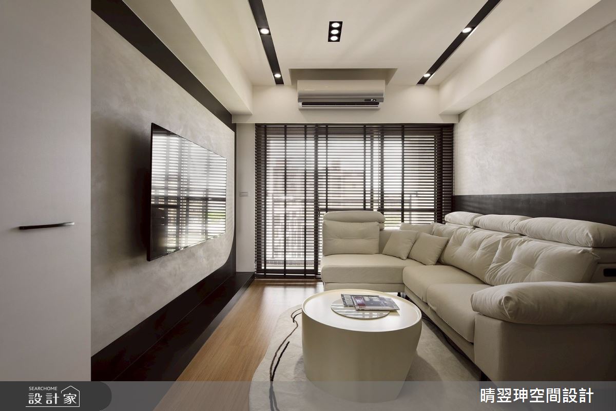 23坪新成屋(5年以下)＿現代風客廳案例圖片＿晴翌珅空間設計＿晴翌珅_33_新竹之11
