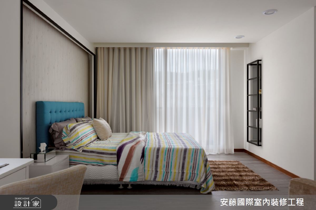 100坪新成屋(5年以下)＿現代風臥室案例圖片＿安藤國際室內裝修工程有限公司＿安藤_10之5