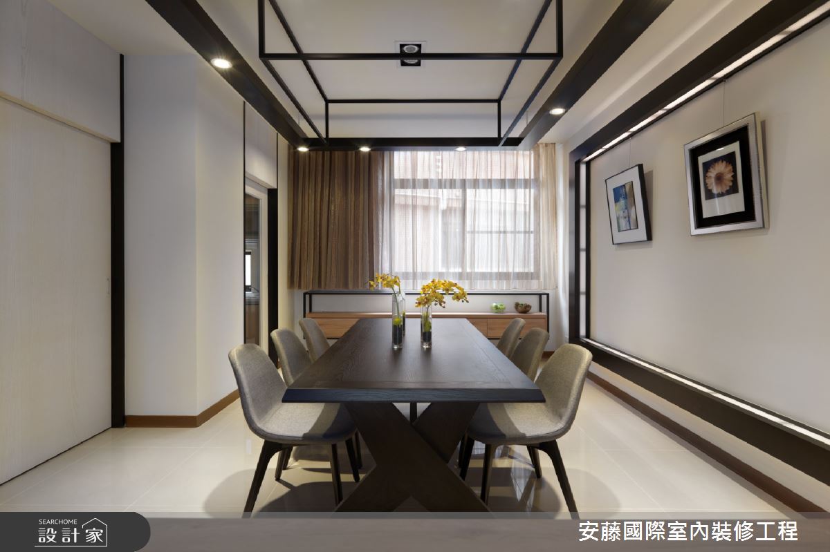 100坪新成屋(5年以下)＿現代風餐廳案例圖片＿安藤國際室內裝修工程有限公司＿安藤_10之4