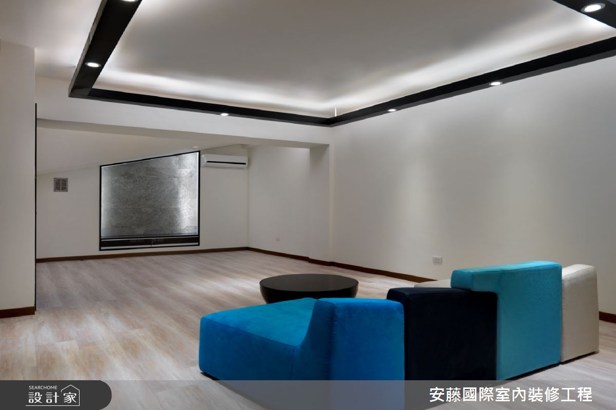 100坪新成屋(5年以下)＿現代風多功能室案例圖片＿安藤國際室內裝修工程有限公司＿安藤_10之8