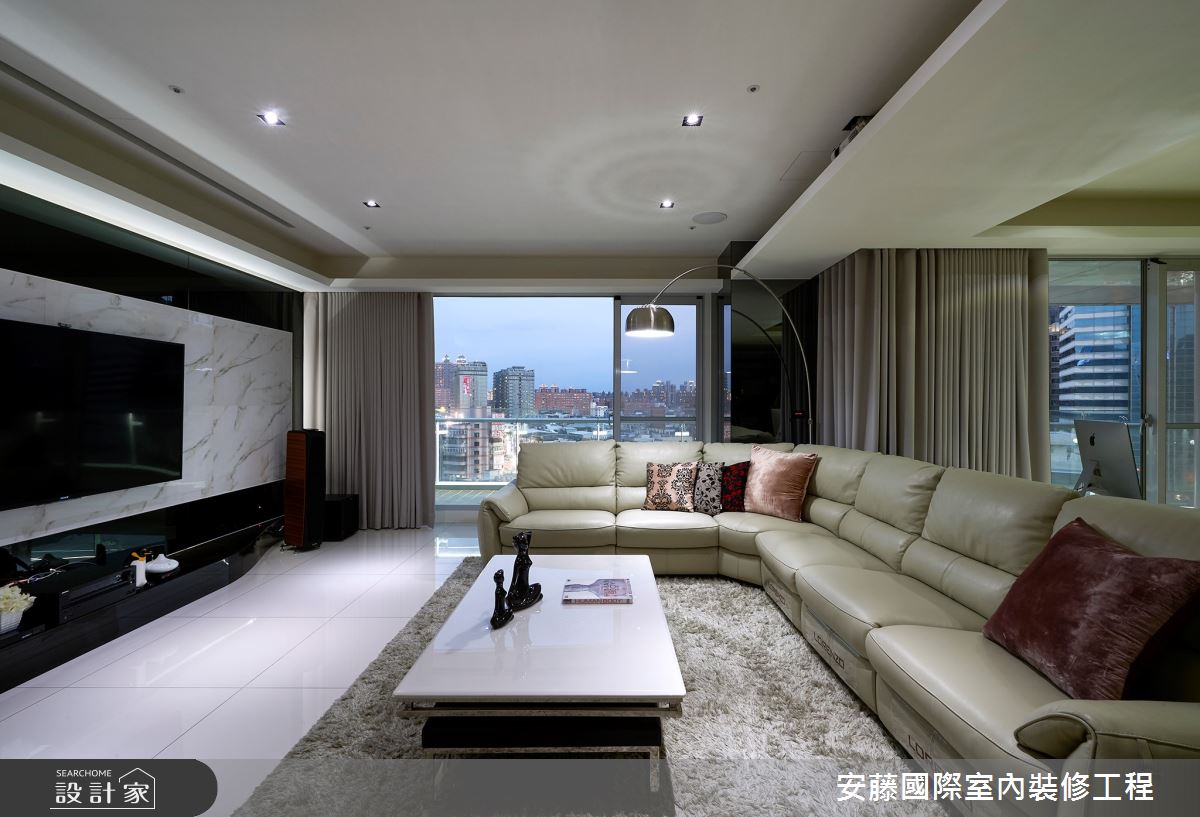 新成屋(5年以下)＿現代風客廳案例圖片＿安藤國際室內裝修工程有限公司＿安藤_11之1