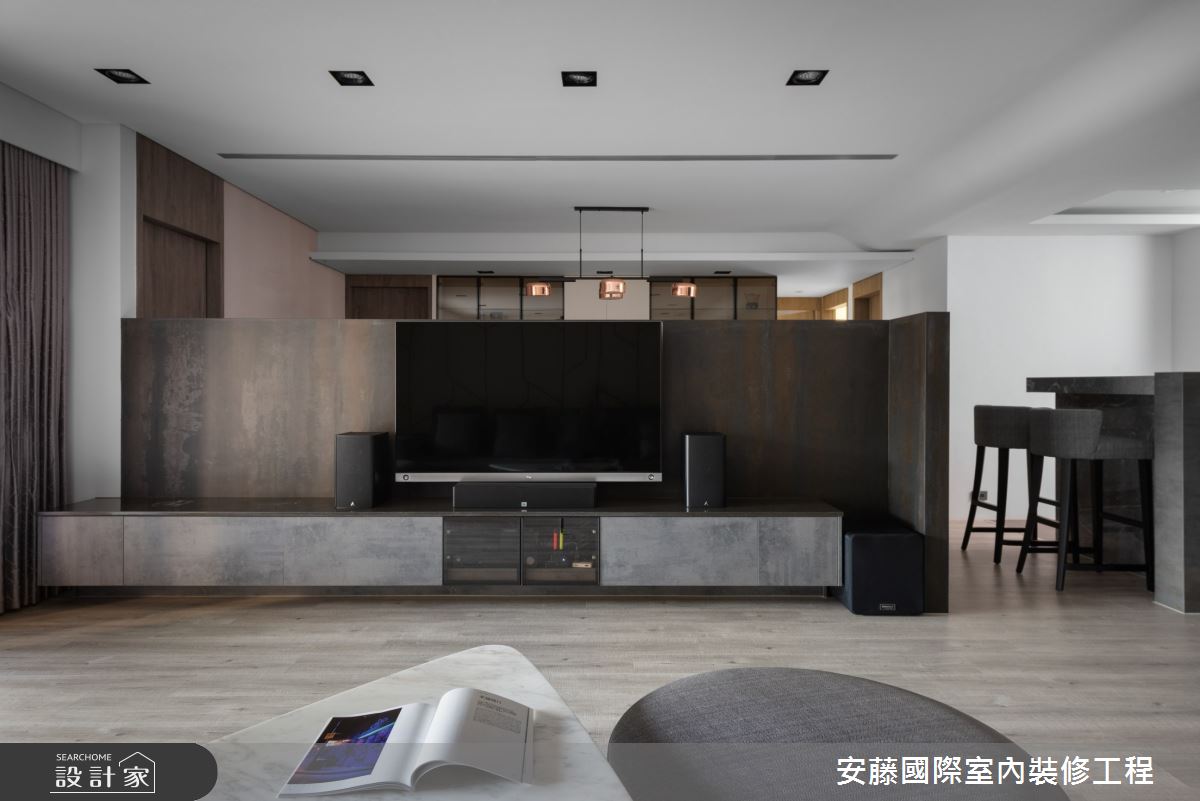 中古屋(5~15年)＿現代風客廳案例圖片＿安藤國際室內裝修工程有限公司＿安藤_13之4