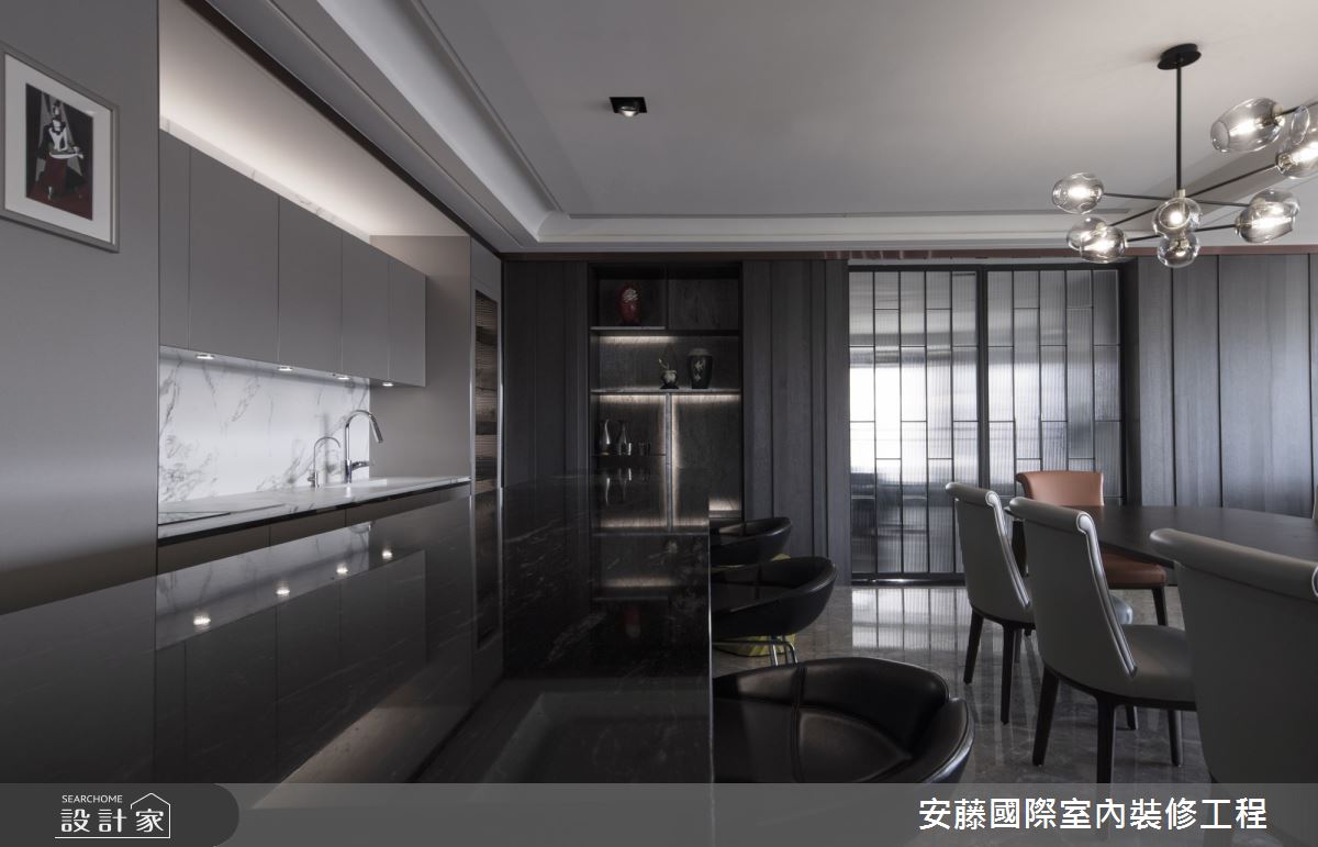 99坪新成屋(5年以下)＿混搭風餐廳案例圖片＿安藤國際室內裝修工程有限公司＿安藤_14之12