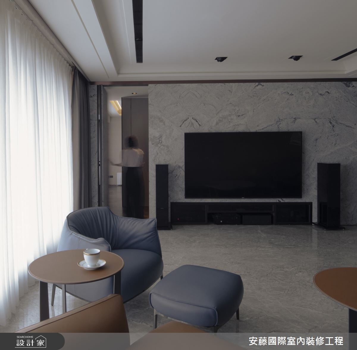 99坪新成屋(5年以下)＿混搭風客廳案例圖片＿安藤國際室內裝修工程有限公司＿安藤_14之7