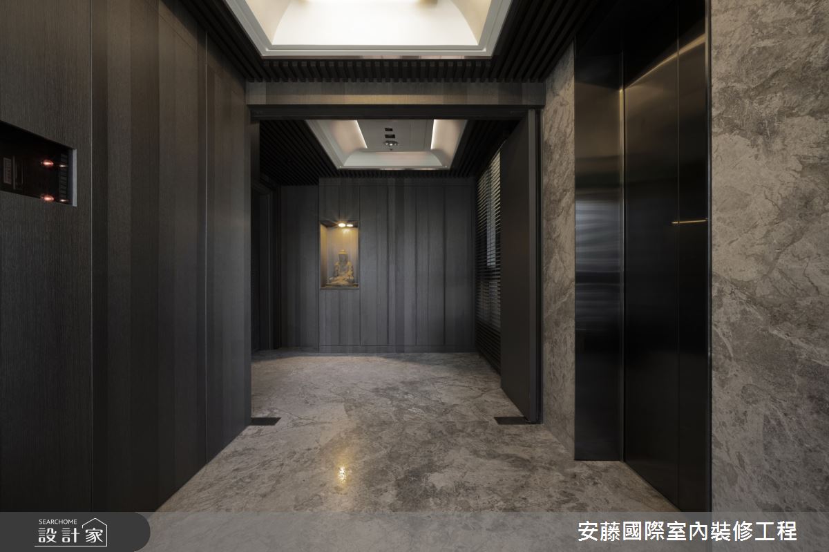 99坪新成屋(5年以下)＿混搭風玄關案例圖片＿安藤國際室內裝修工程有限公司＿安藤_14之1