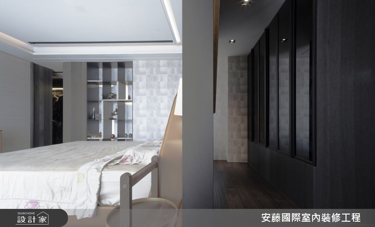 99坪新成屋(5年以下)＿混搭風臥室案例圖片＿安藤國際室內裝修工程有限公司＿安藤_14之15