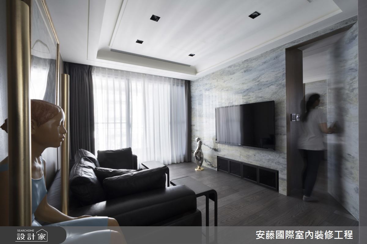 99坪新成屋(5年以下)＿混搭風客廳案例圖片＿安藤國際室內裝修工程有限公司＿安藤_14之14