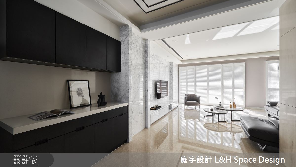 90坪新成屋(5年以下)＿現代風客廳案例圖片＿庭宇設計＿庭宇_03之1