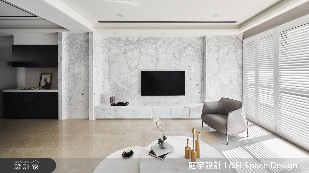 90坪新成屋(5年以下)＿現代風客廳案例圖片＿庭宇設計＿庭宇_03之4