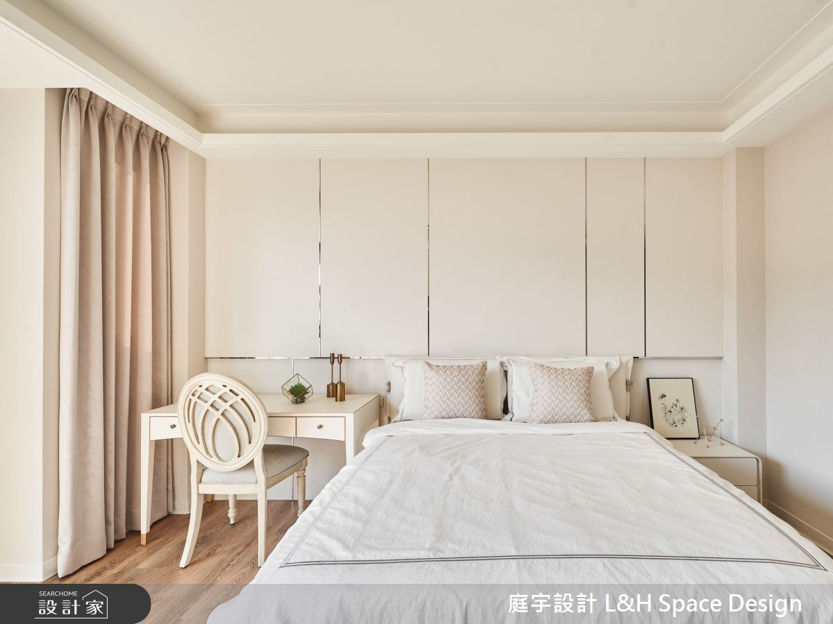 90坪新成屋(5年以下)＿現代風臥室案例圖片＿庭宇設計＿庭宇_03之10