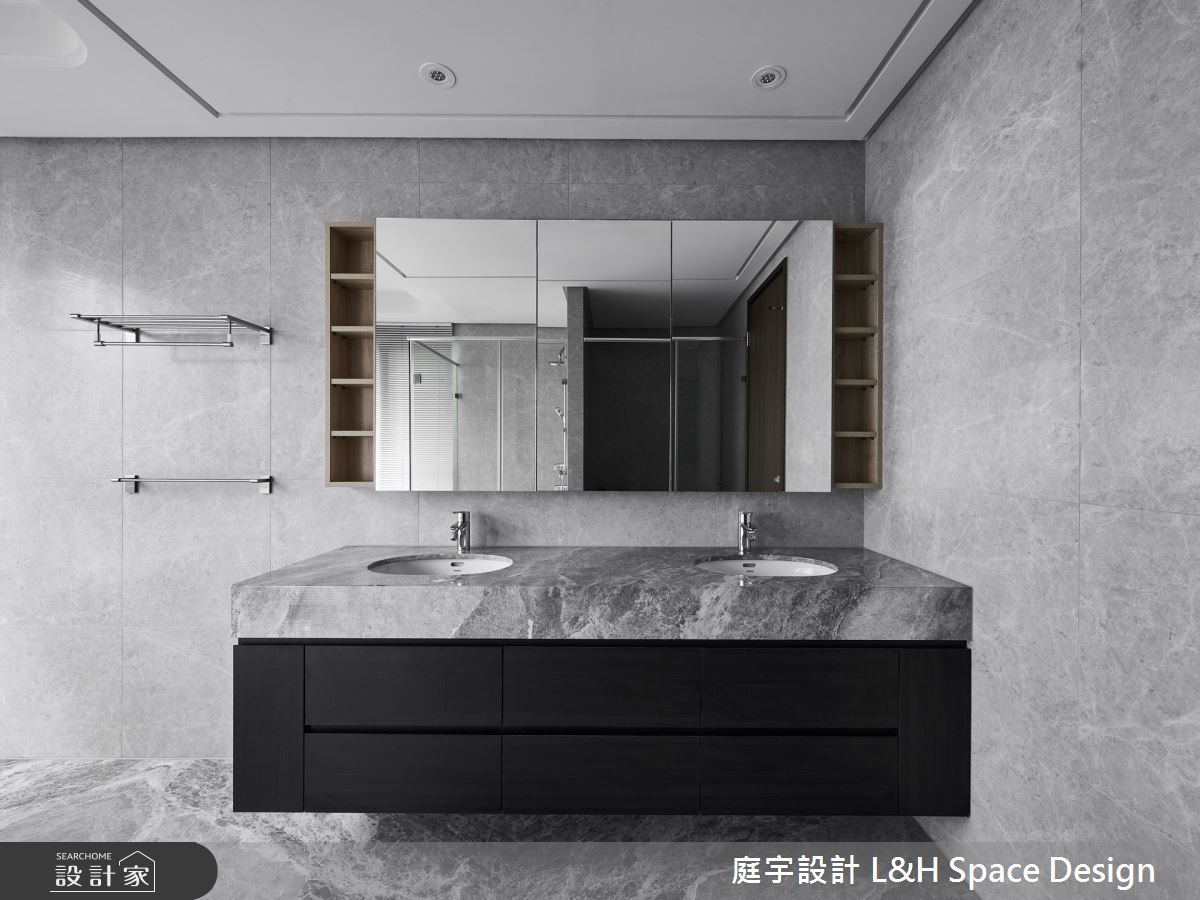 90坪新成屋(5年以下)＿現代風浴室案例圖片＿庭宇設計＿庭宇_03之23