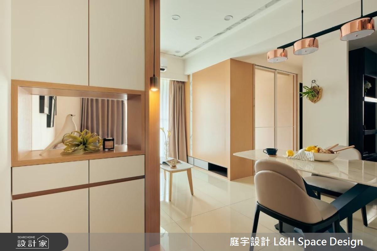 18坪新成屋(5年以下)＿北歐風玄關案例圖片＿庭宇設計＿庭宇_04之1