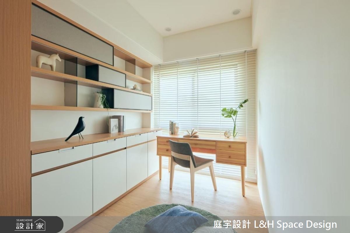 18坪新成屋(5年以下)＿北歐風書房多功能室案例圖片＿庭宇設計＿庭宇_04之8