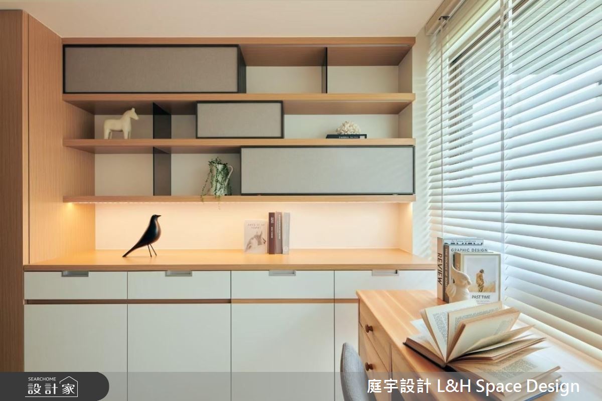 18坪新成屋(5年以下)＿北歐風書房多功能室案例圖片＿庭宇設計＿庭宇_04之9