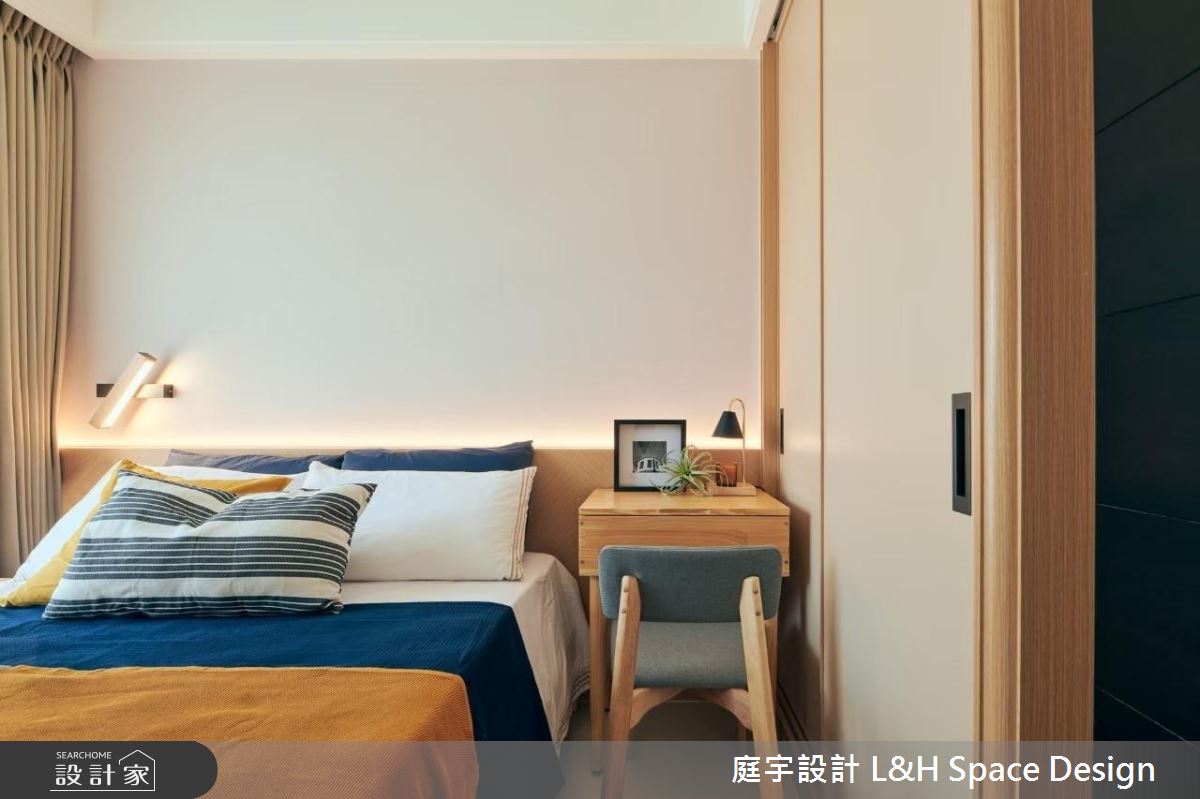 18坪新成屋(5年以下)＿北歐風臥室案例圖片＿庭宇設計＿庭宇_04之13