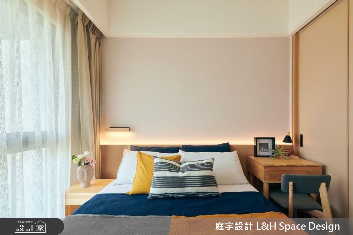 18坪新成屋(5年以下)＿北歐風臥室案例圖片＿庭宇設計＿庭宇_04之15