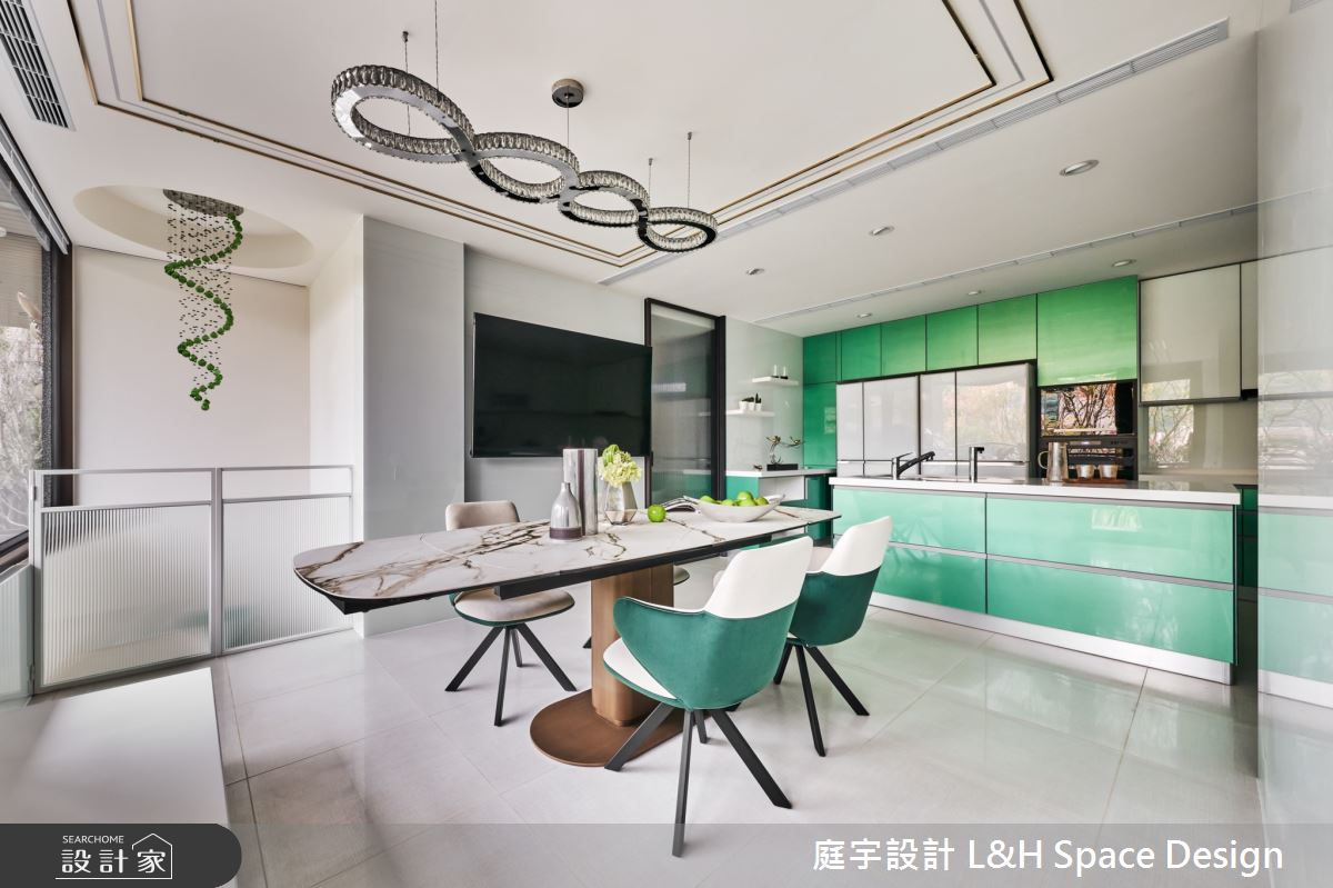 75坪老屋(41~50年)＿混搭風餐廳廚房中島案例圖片＿庭宇設計＿庭宇_08之12