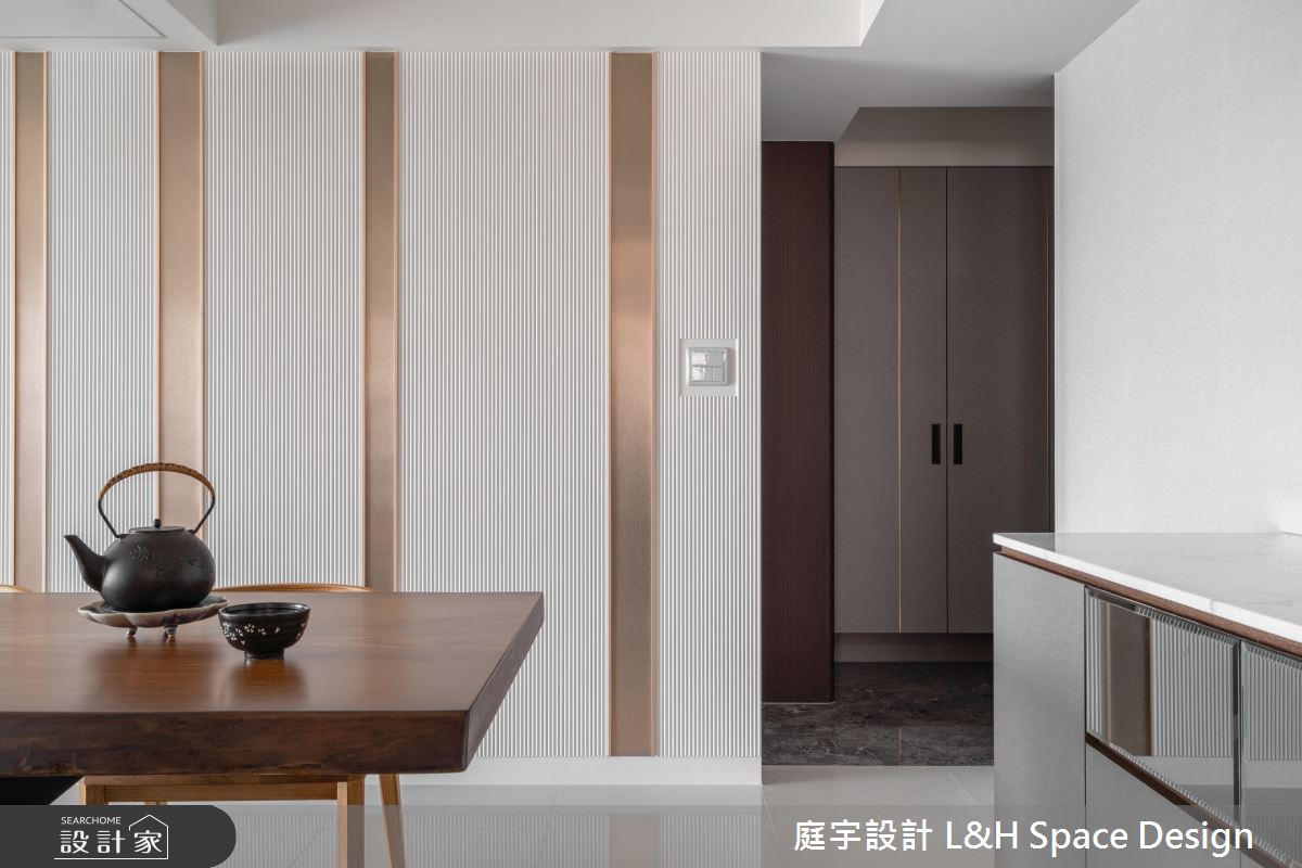 70坪新成屋(5年以下)＿混搭風玄關餐廳中島案例圖片＿庭宇設計＿庭宇_10之7