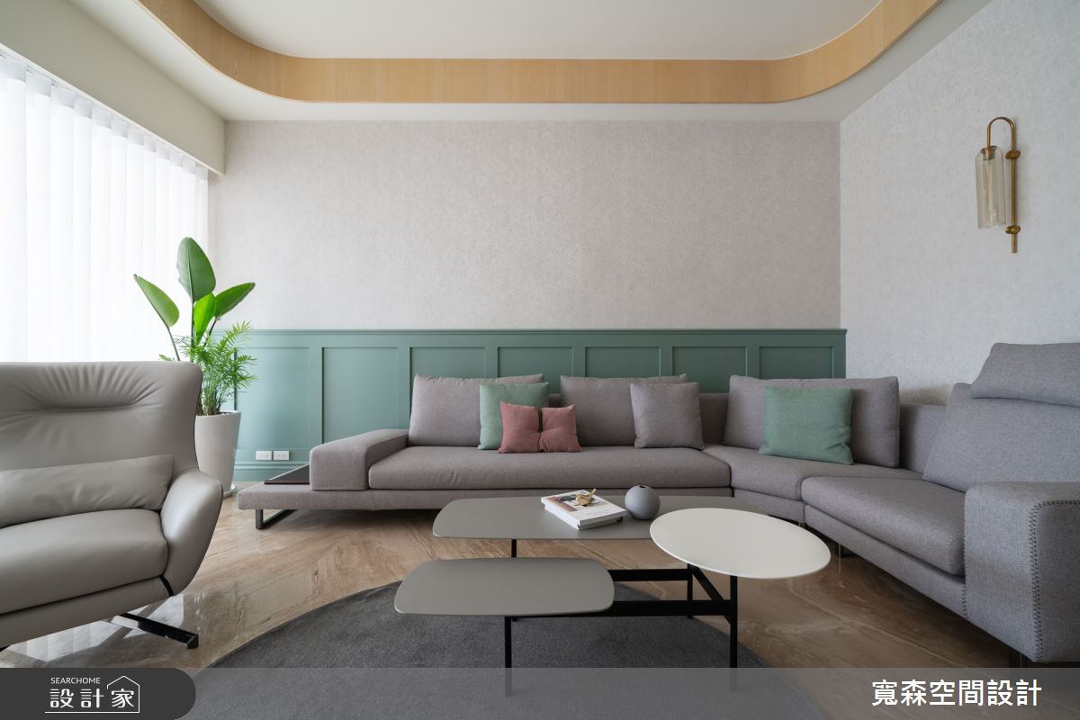 120坪新成屋(5年以下)＿混搭風客廳案例圖片＿寬森室內裝修設計有限公司＿寬森_05之5