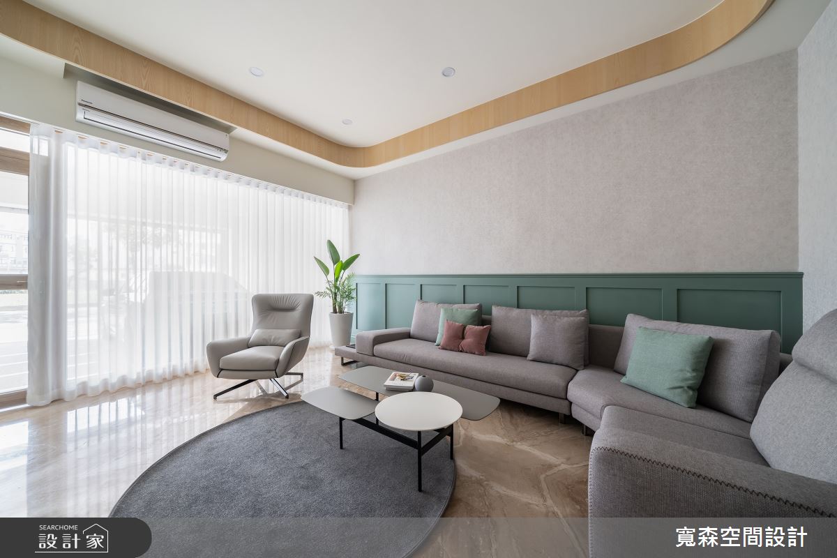 120坪新成屋(5年以下)＿混搭風客廳案例圖片＿寬森室內裝修設計有限公司＿寬森_05之4