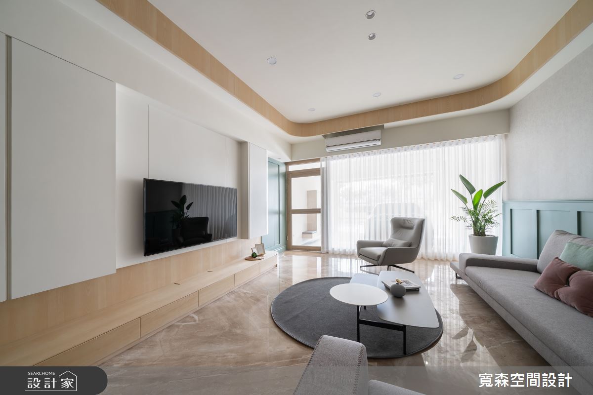 120坪新成屋(5年以下)＿混搭風客廳案例圖片＿寬森室內裝修設計有限公司＿寬森_05之1