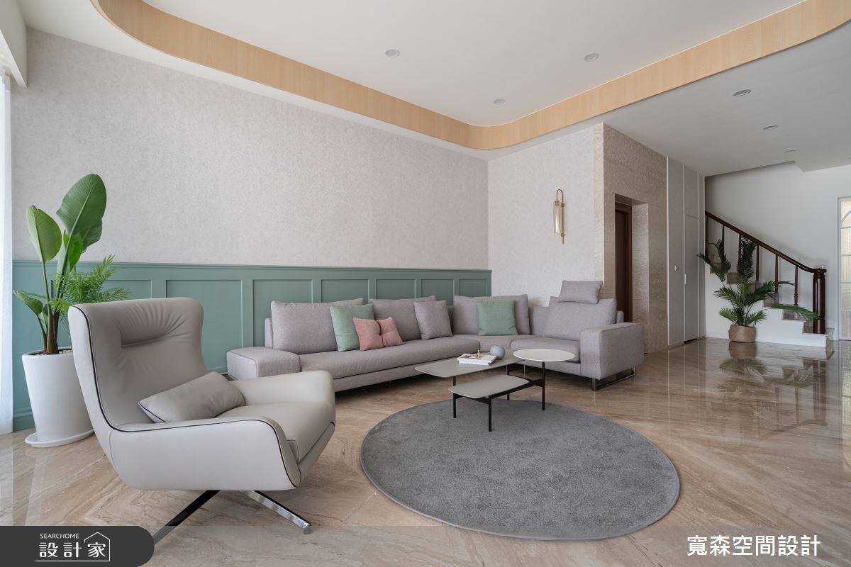120坪新成屋(5年以下)＿混搭風客廳案例圖片＿寬森室內裝修設計有限公司＿寬森_05之6