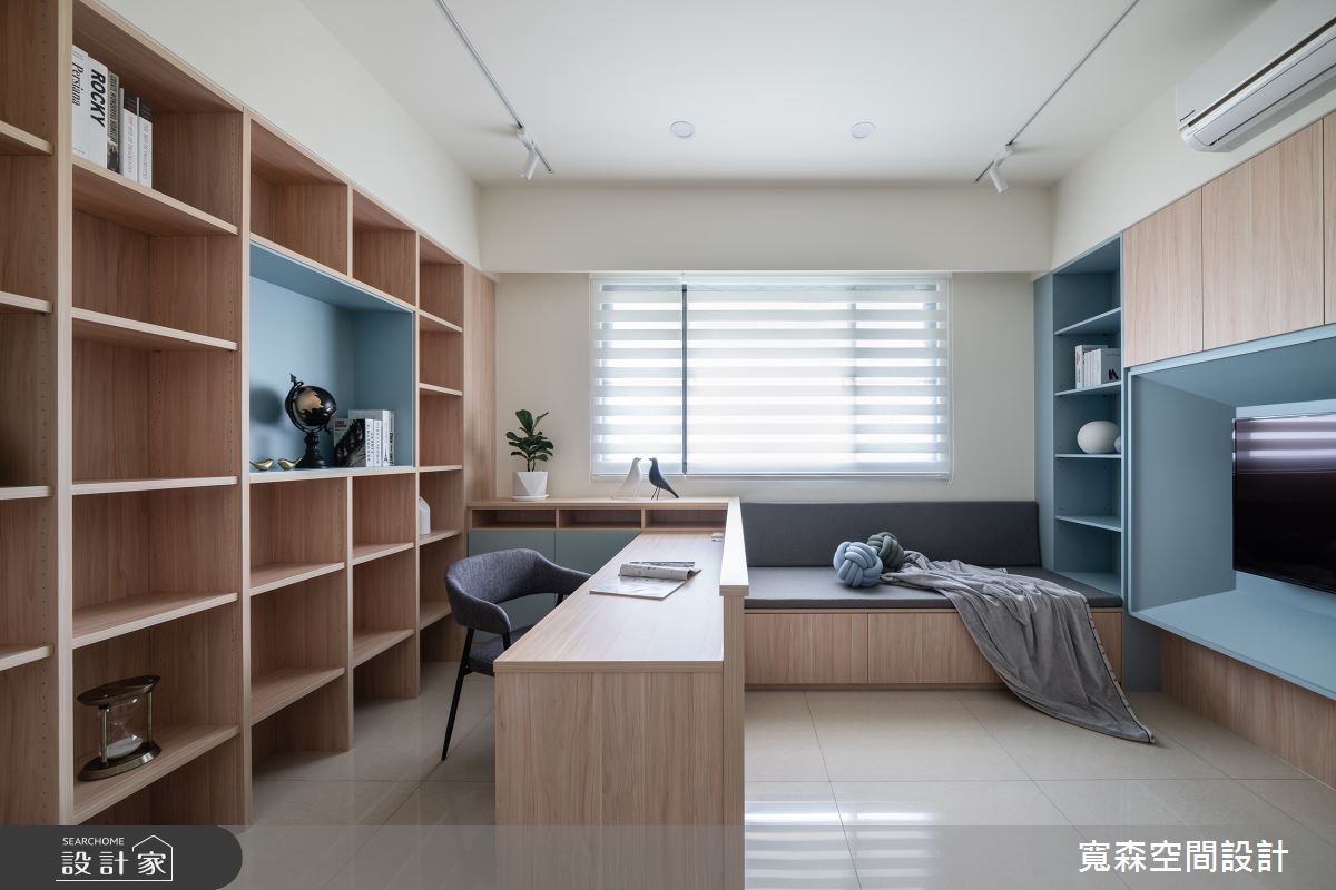 120坪新成屋(5年以下)＿混搭風書房臥榻案例圖片＿寬森室內裝修設計有限公司＿寬森_05之13