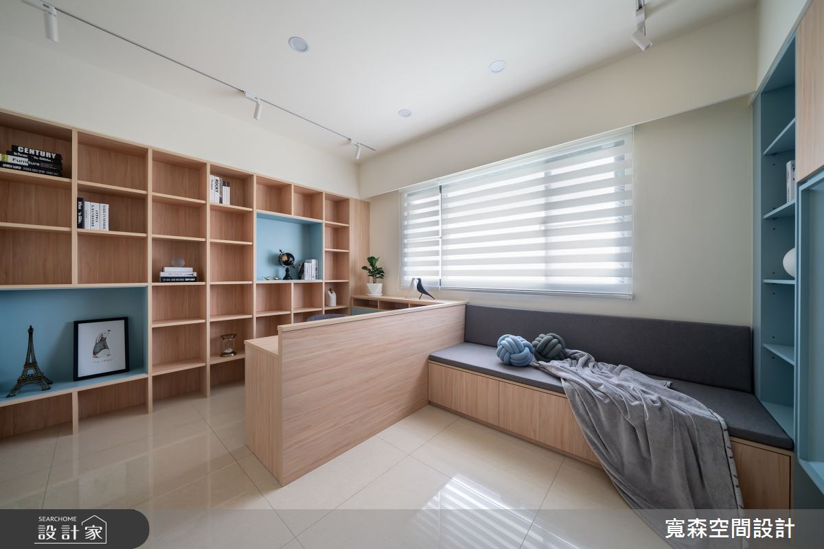 120坪新成屋(5年以下)＿混搭風書房臥榻案例圖片＿寬森室內裝修設計有限公司＿寬森_05之12