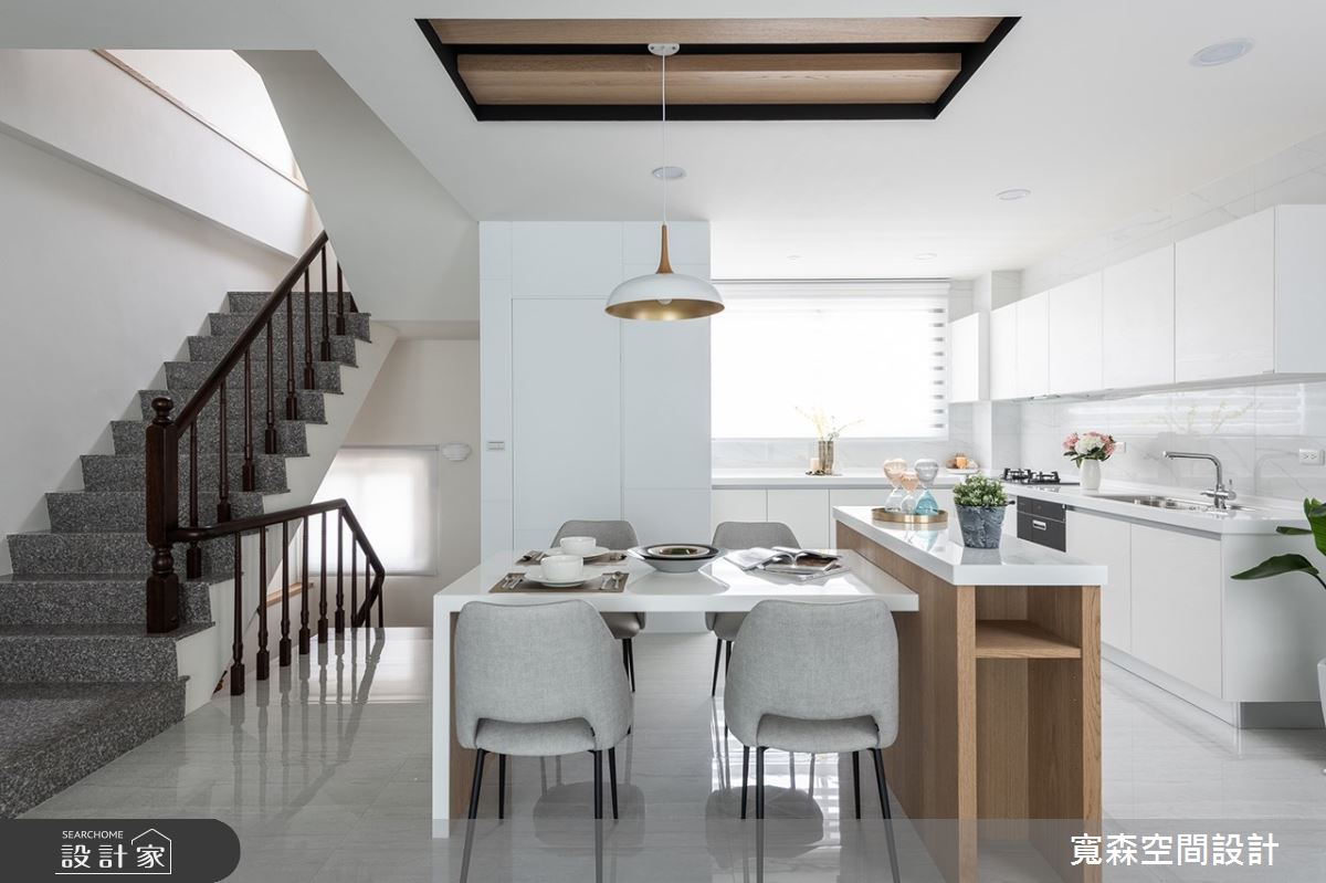 50坪新成屋(5年以下)＿混搭風餐廳樓梯案例圖片＿寬森室內裝修設計有限公司＿寬森_06之8