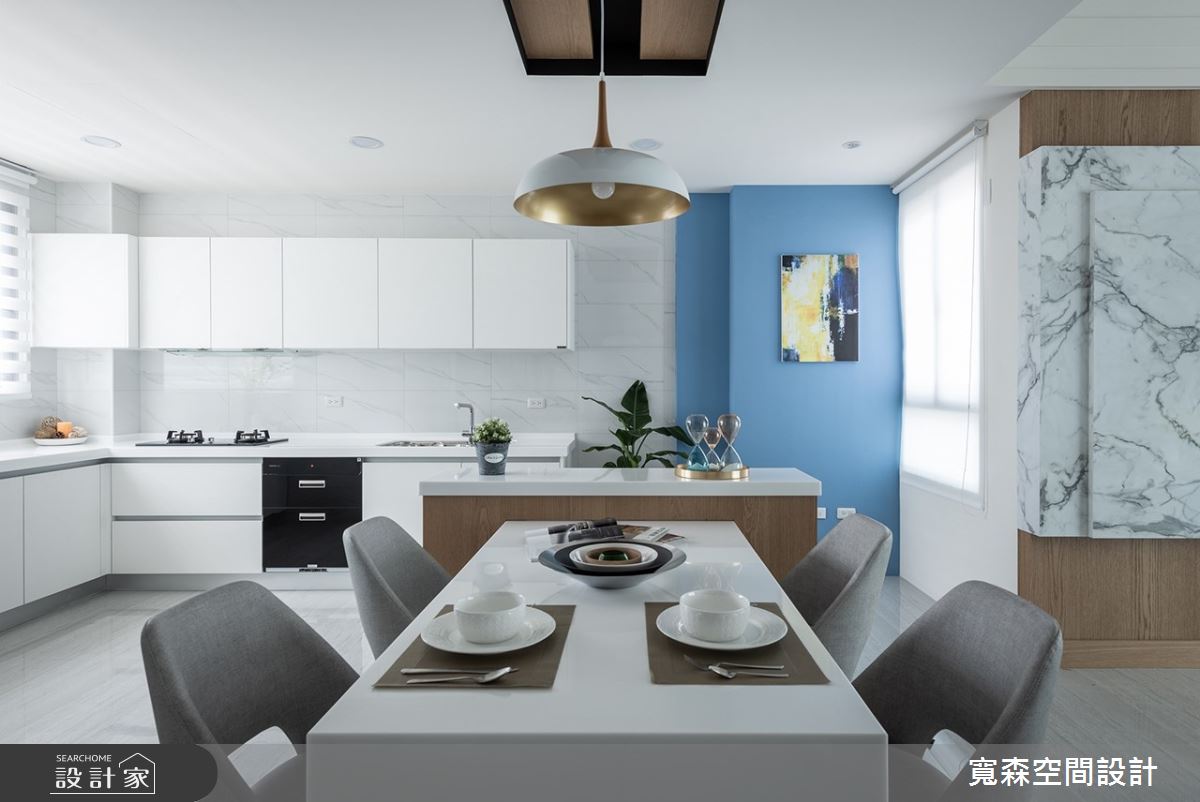 50坪新成屋(5年以下)＿混搭風餐廳廚房案例圖片＿寬森室內裝修設計有限公司＿寬森_06之10
