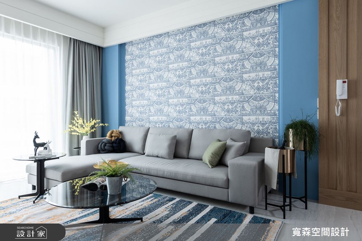 50坪新成屋(5年以下)＿混搭風客廳案例圖片＿寬森室內裝修設計有限公司＿寬森_06之1