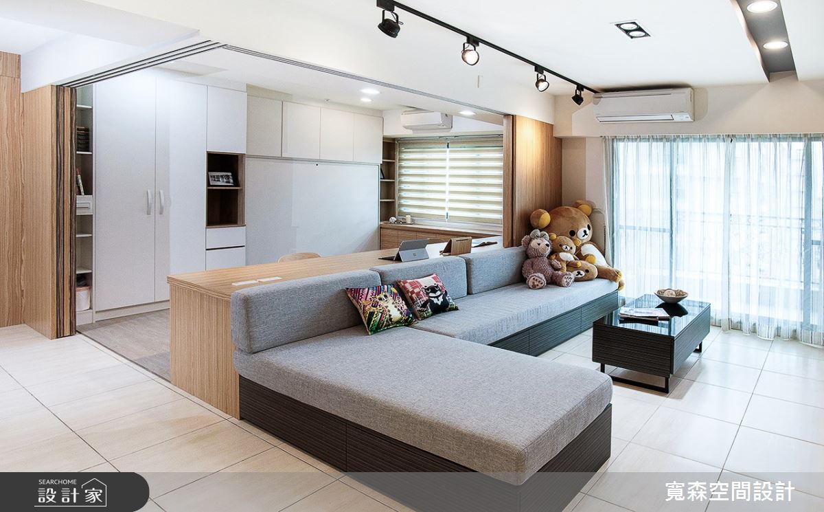35坪新成屋(5年以下)＿混搭風客廳案例圖片＿寬森室內裝修設計有限公司＿寬森_08之15