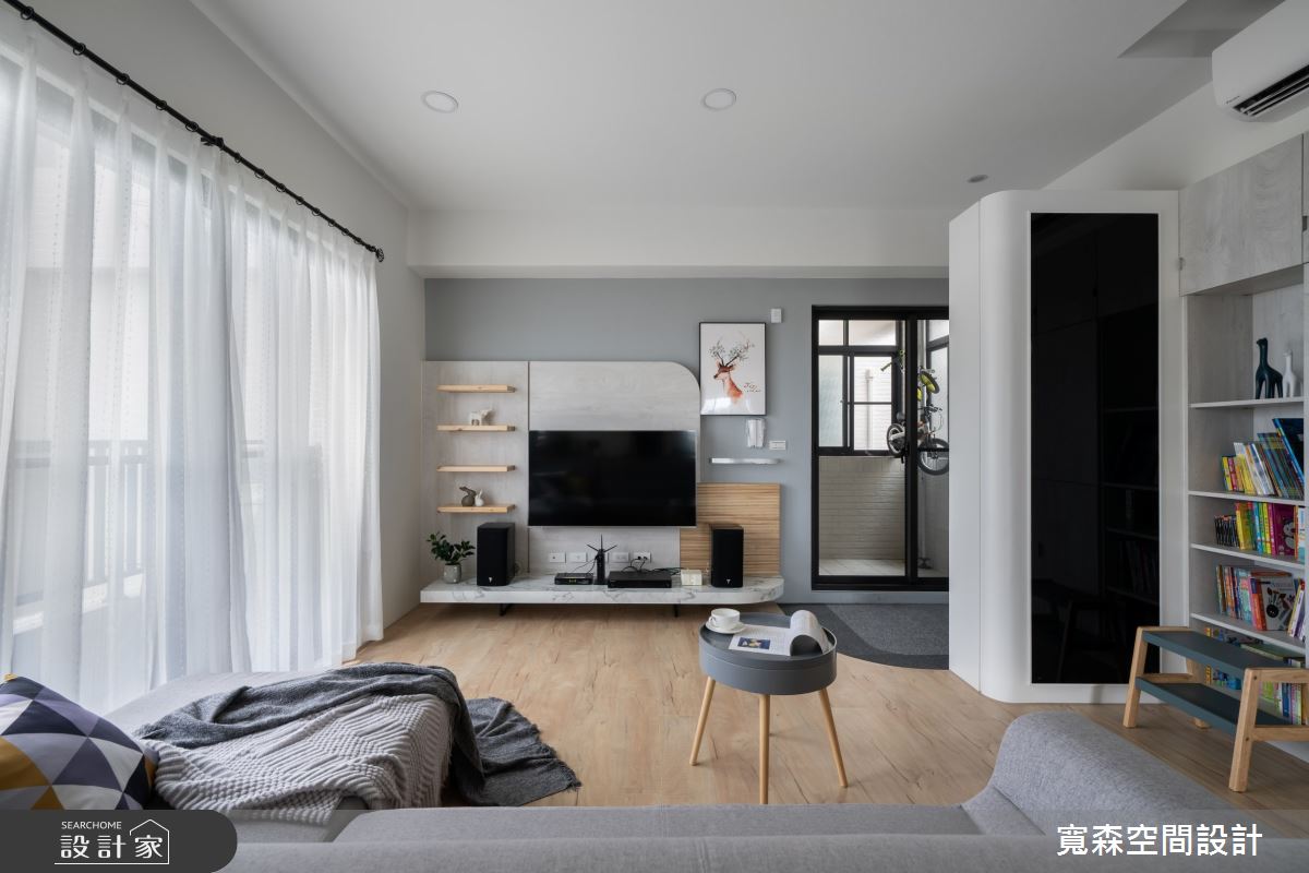 40坪新成屋(5年以下)＿北歐風客廳案例圖片＿寬森室內裝修設計有限公司＿寬森_10之5