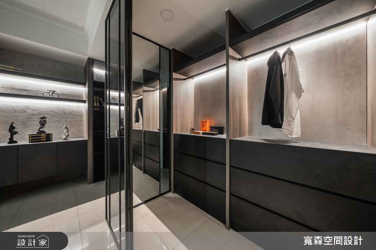 100坪新成屋(5年以下)＿混搭風更衣間案例圖片＿寬森室內裝修設計有限公司＿寬森_11之28
