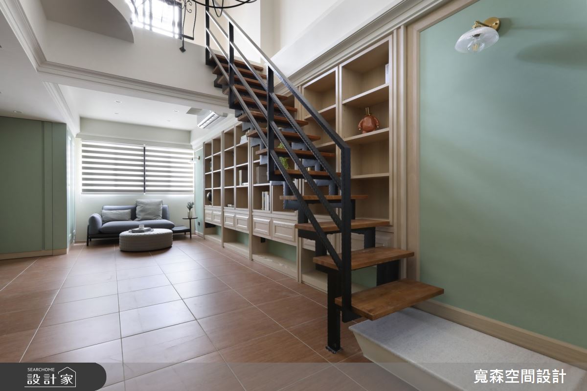 100坪中古屋(5~15年)＿新古典樓梯案例圖片＿寬森室內裝修設計有限公司＿寬森_14之8
