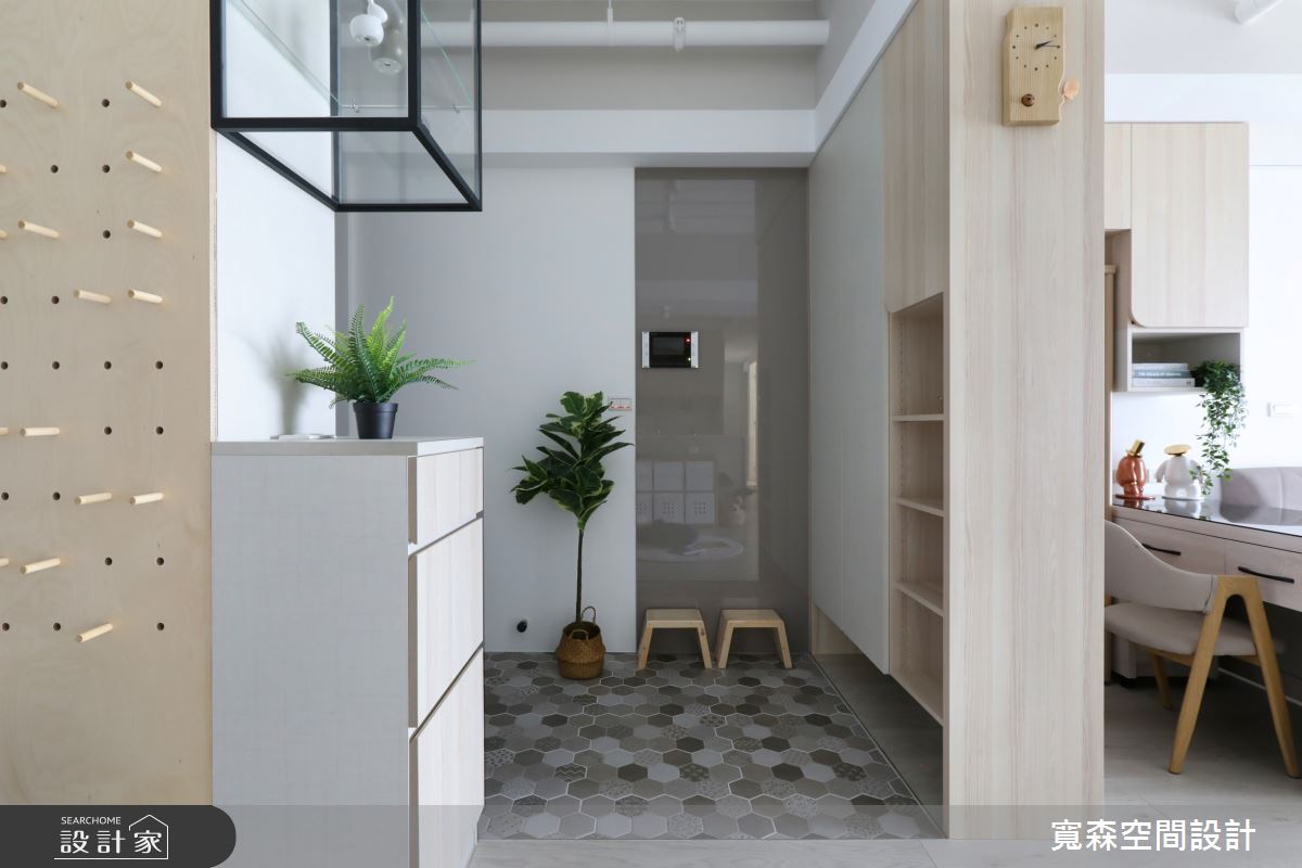 38坪新成屋(5年以下)＿混搭風玄關案例圖片＿寬森室內裝修設計有限公司＿寬森_15之1
