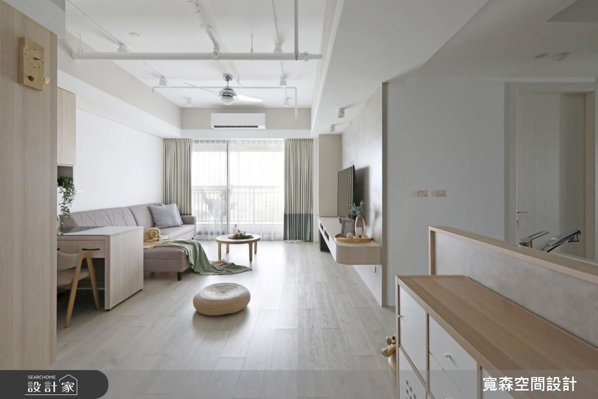 38坪新成屋(5年以下)＿混搭風客廳案例圖片＿寬森室內裝修設計有限公司＿寬森_15之3