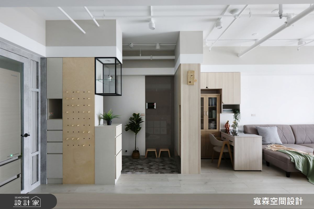 38坪新成屋(5年以下)＿混搭風玄關案例圖片＿寬森室內裝修設計有限公司＿寬森_15之2